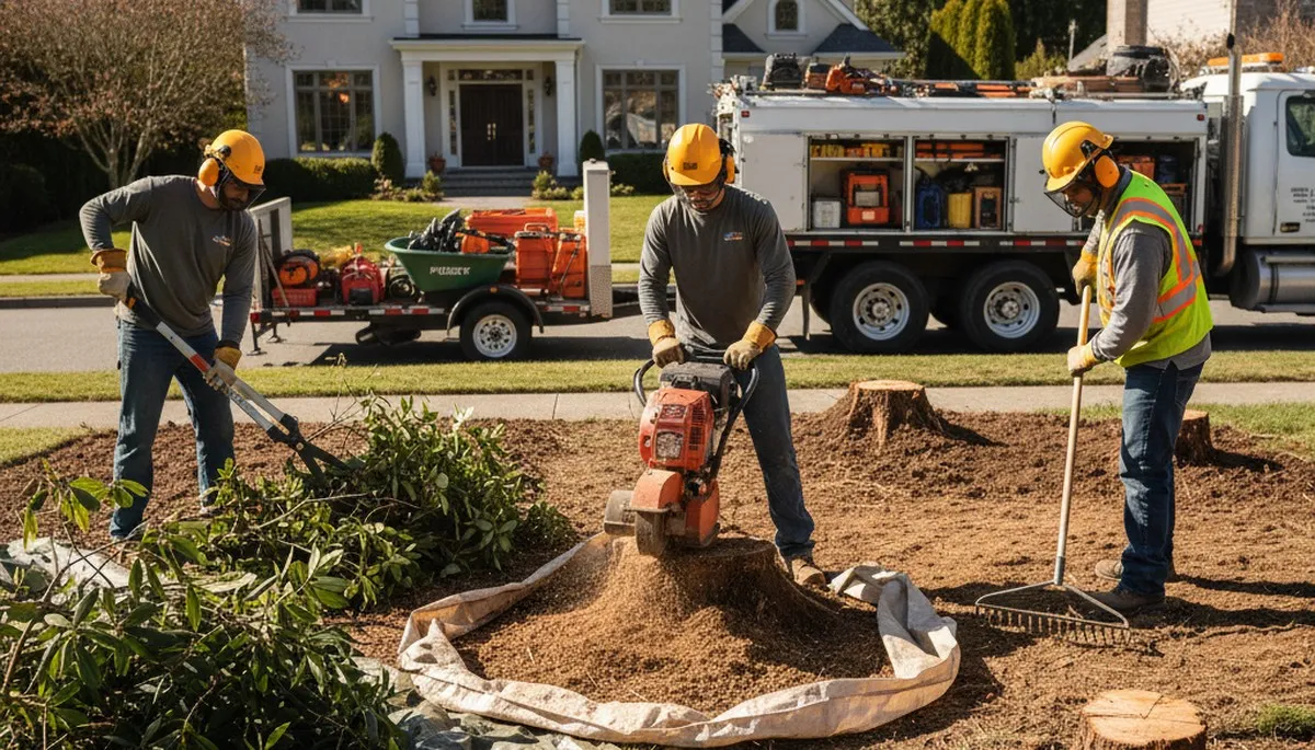 Arbor Tree Care removes overgrown shrubs in Greenville, NC for safe, efficient yard clearing